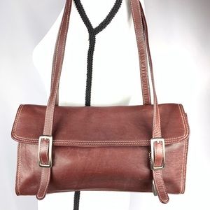 TIGNANELLO red leather shoulder bag